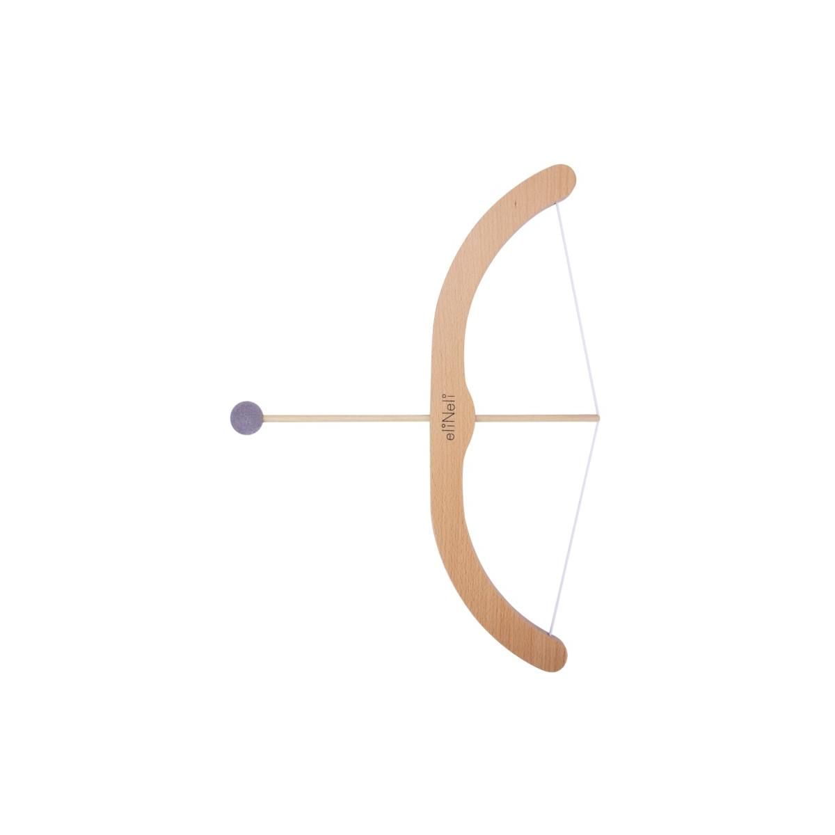 ELINELI Arc Flèches et cible -  Jouet en bois