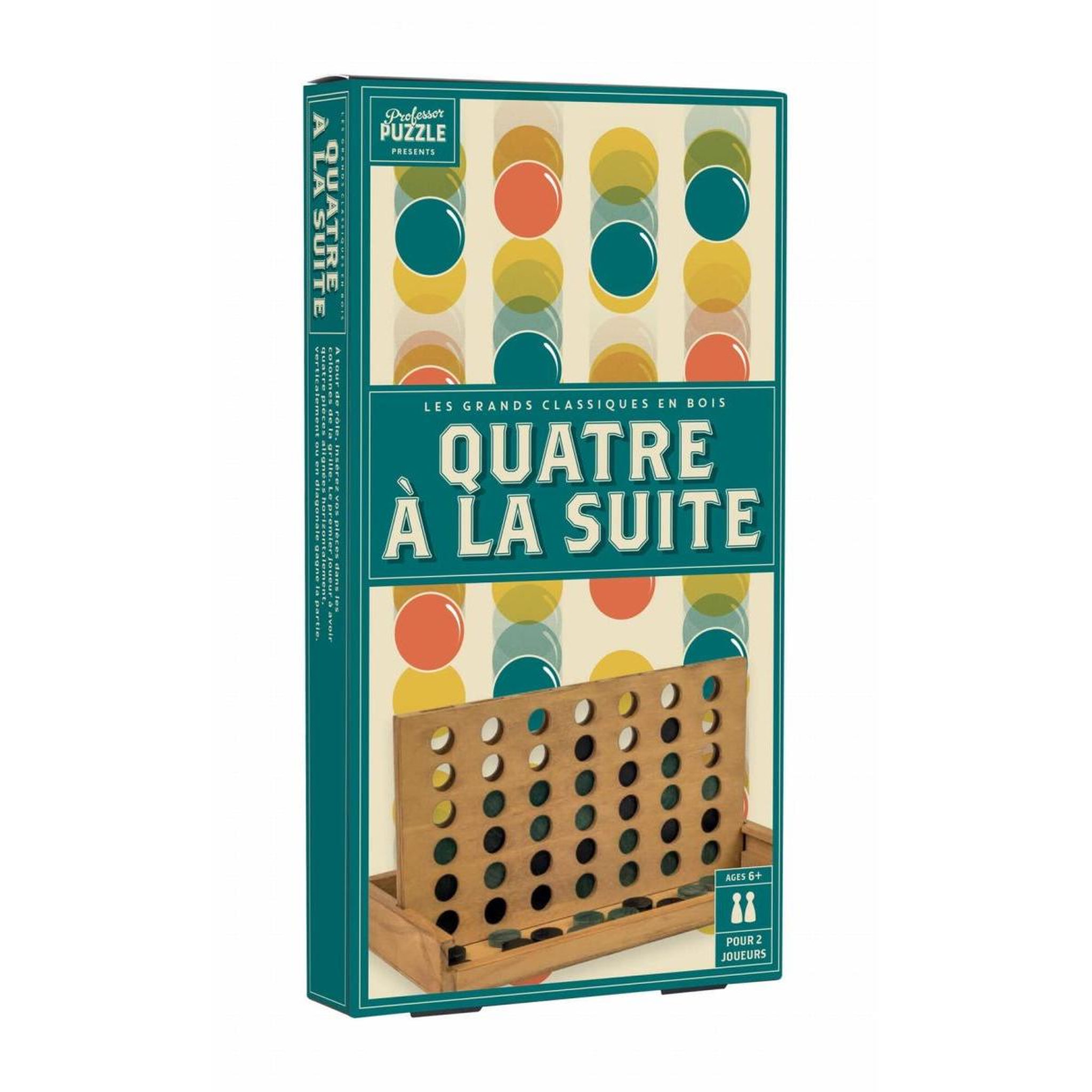 Professor Puzzle Quatre a la suite en bois