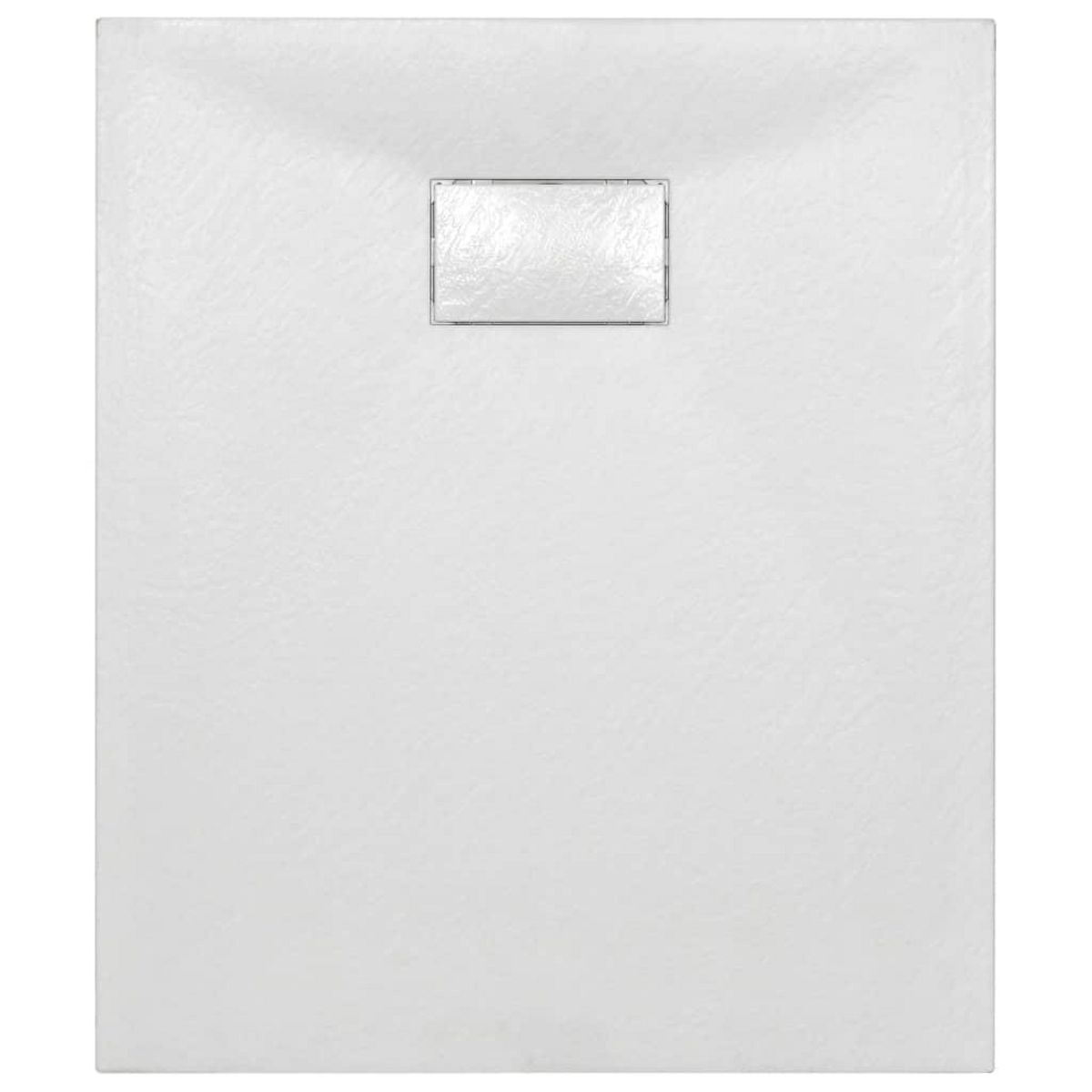 VIDAXL Bac de douche SMC Blanc 90 x 70 cm