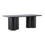 Voir la diapositive 1 : Paris Prix Table à Manger Design  Olivia  210cm Noir