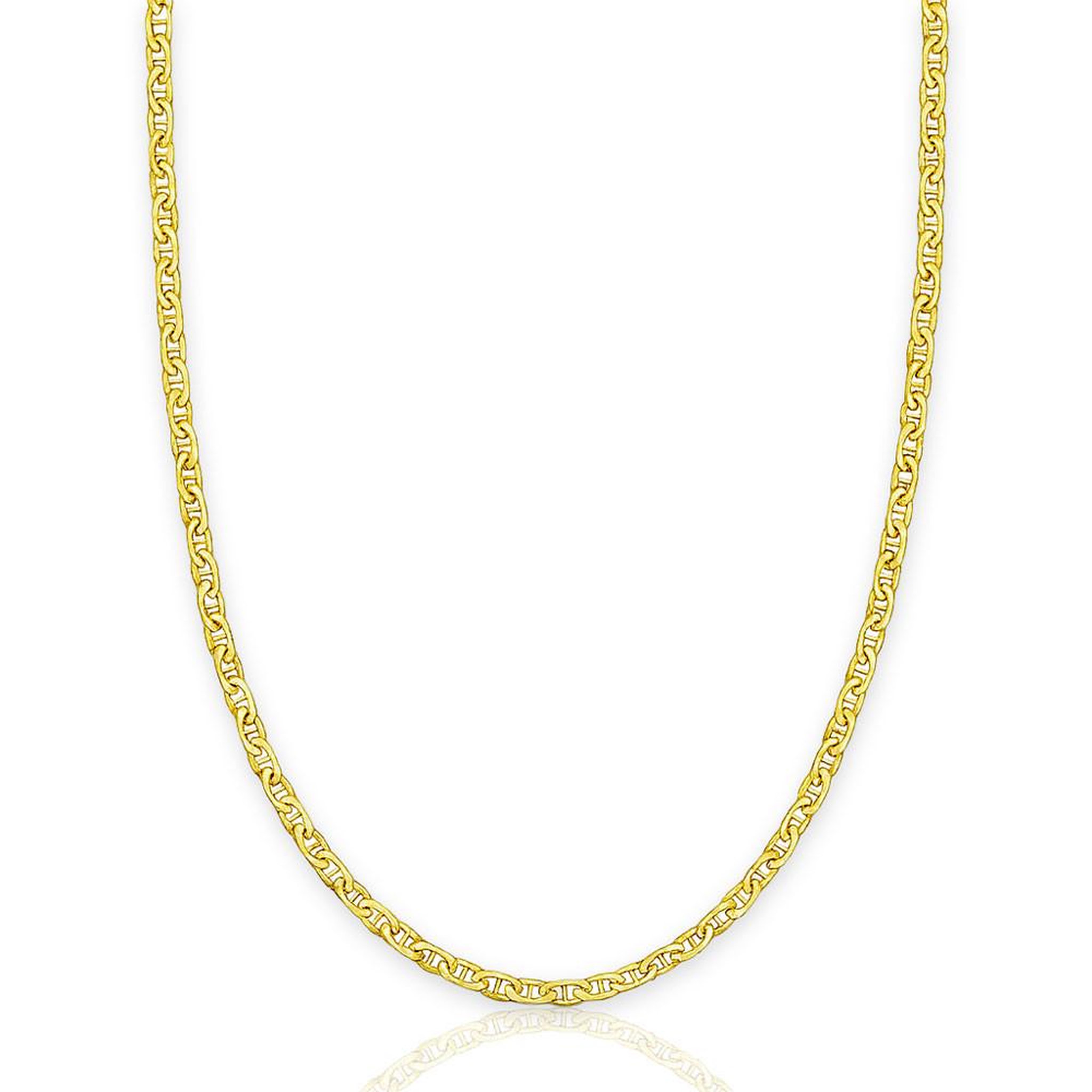 L'ATELIER D'AZUR Collier Or Jaune Maille Marine - Homme ou Femme