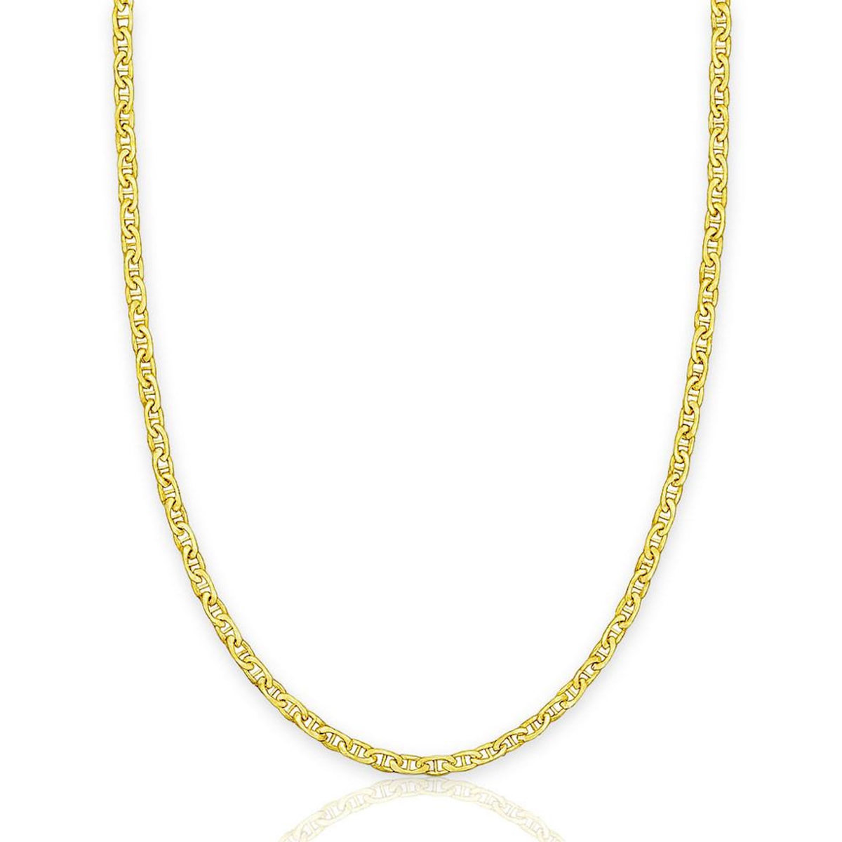L'ATELIER D'AZUR Collier Or Jaune Maille Marine - Homme ou Femme