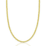 L'ATELIER D'AZUR Collier Or Jaune Maille Marine - Homme ou Femme