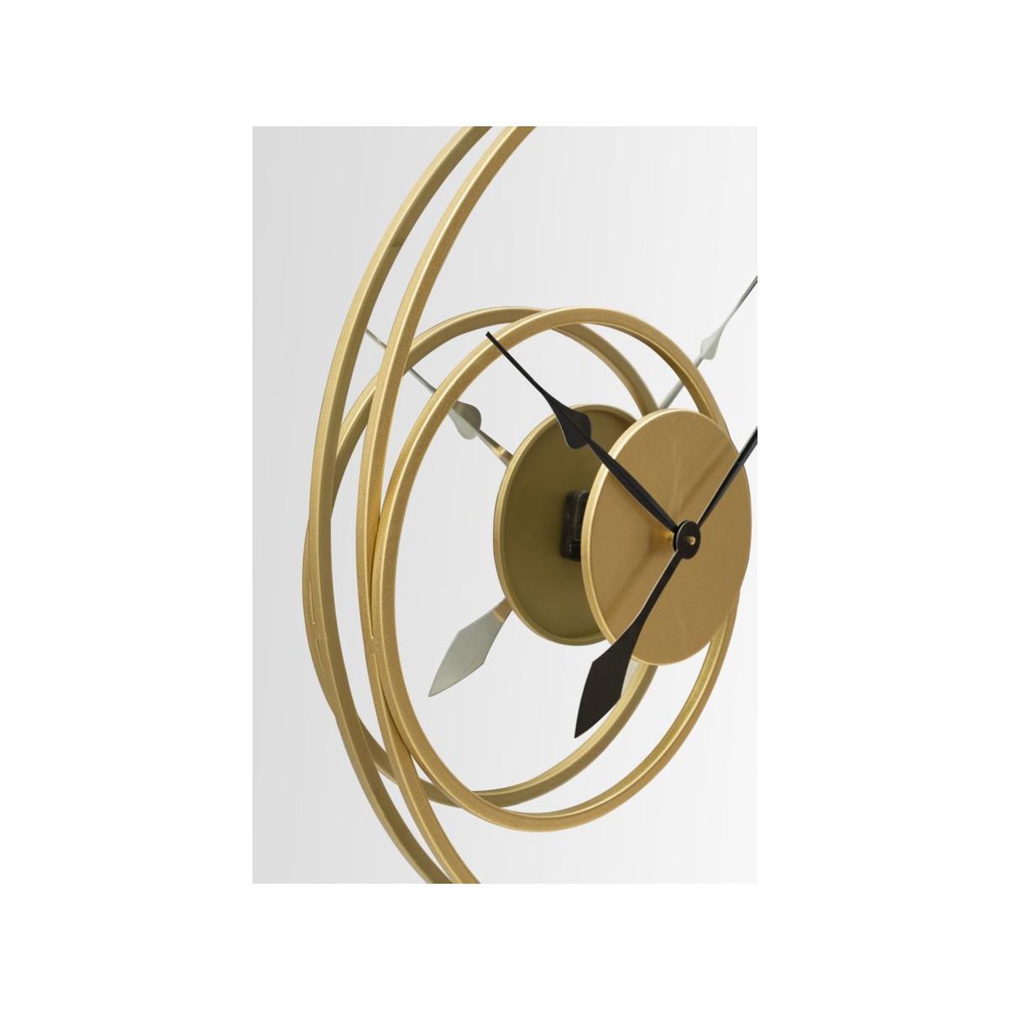 Voir la diapositive 3 : Paris Prix Horloge murale miroir  clock  90cm or