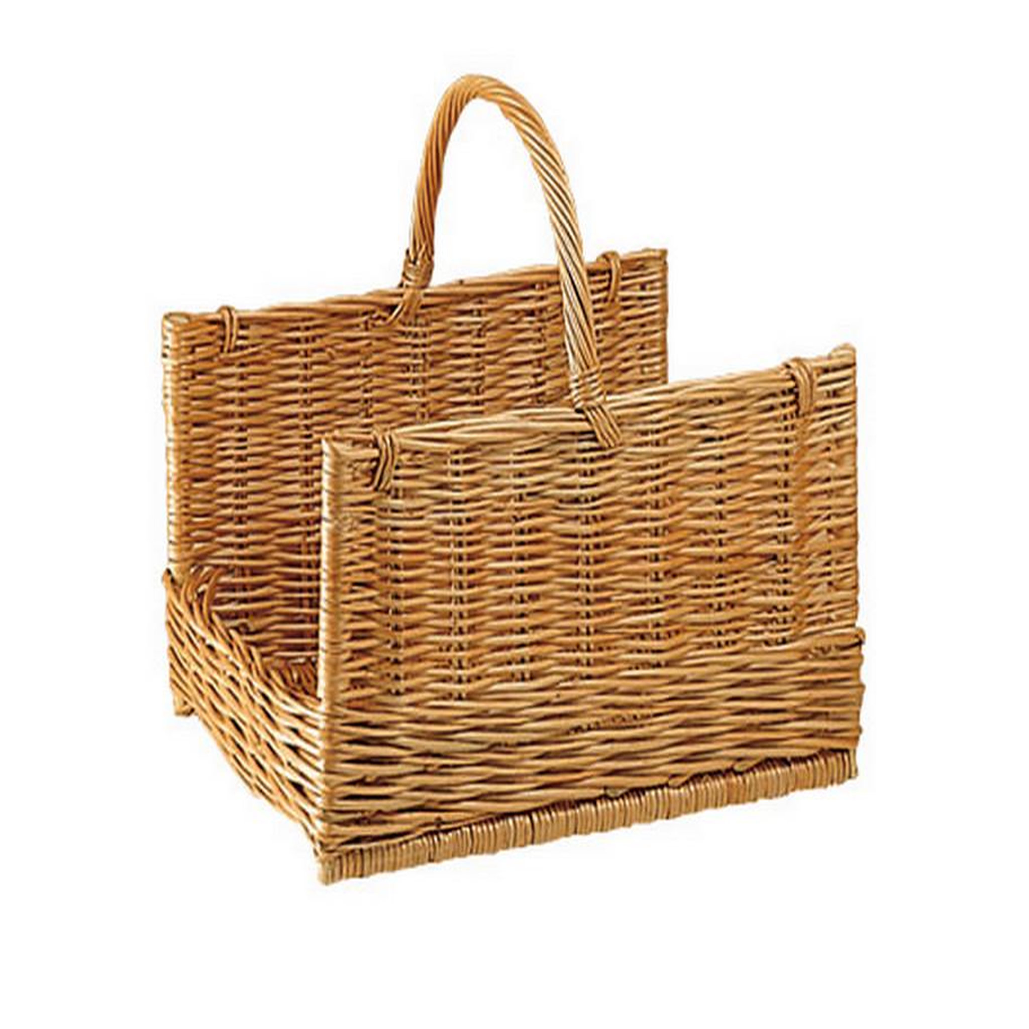 Aubry gaspard Panier à bûches en osier buff - PBU1292