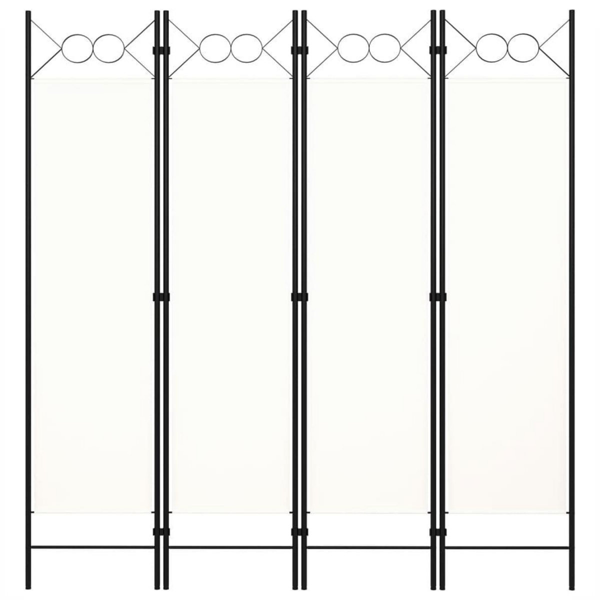 VIDAXL Cloison de separation 4 panneaux blanc 160x180 cm
