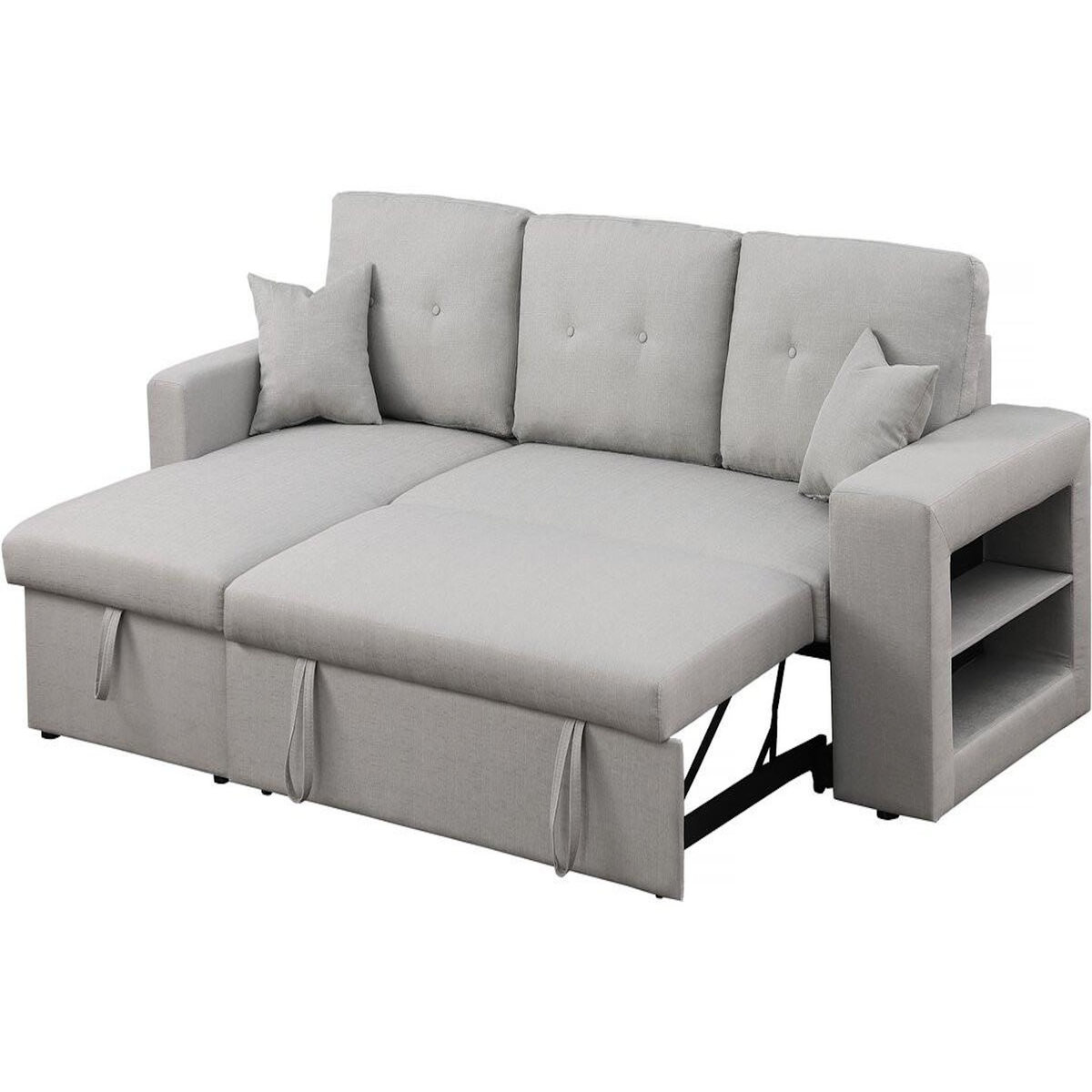 Habitat et Jardin Canapé d'angle convertible/réversible  Axel  - 3 places - Gris clair