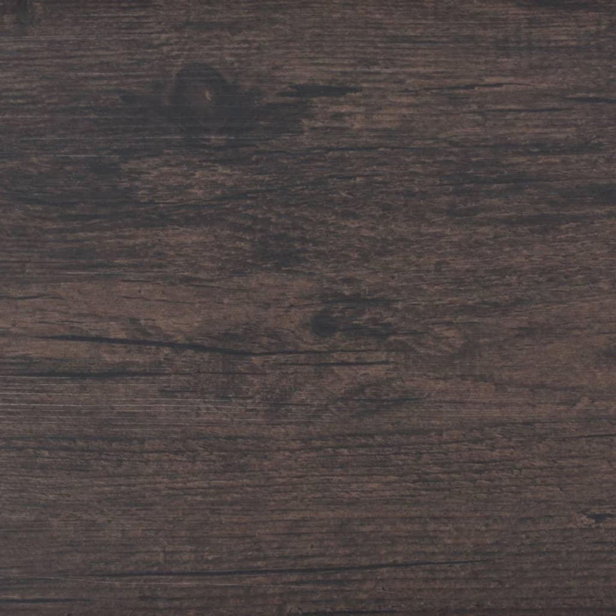 VIDAXL Dalles de plancher PVC autoadhesif 5,02 m^2 2 mm marron fonce