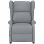 Voir la diapositive 4 : VIDAXL Fauteuil inclinable electrique a oreilles gris clair tissu