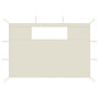 Voir la diapositive 2 : VIDAXL Parois laterales de belvedere avec fenetres 2 pcs Creme