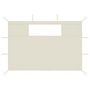 Voir la diapositive 2 : VIDAXL Parois laterales de belvedere avec fenetres 2 pcs Creme