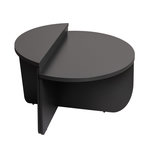Habitat et Jardin Table basse en bois  Orion  90 x 60 x 30 cm - Anthracite