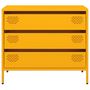 Voir la diapositive 5 : VIDAXL Buffet jaune moutarde 68x39x58,5 cm acier lamine a froid