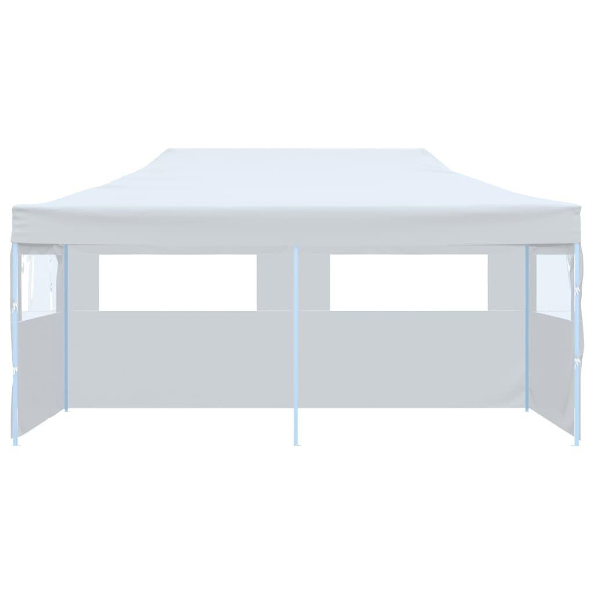 Voir la diapositive 2 : VIDAXL Tente de reception pliable avec parois 3 x 6 m acier blanc