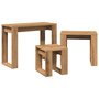 Voir la diapositive 5 : VIDAXL Tables gigognes 3 pcs chene artisanal bois d'ingenierie