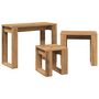 Voir la diapositive 5 : VIDAXL Tables gigognes 3 pcs chene artisanal bois d'ingenierie