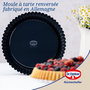 Voir la diapositive 2 : DR.OETKER Plat à tarte 28 cm avec revêtement en quartz émaillé Dr.Oetker Back Liebe