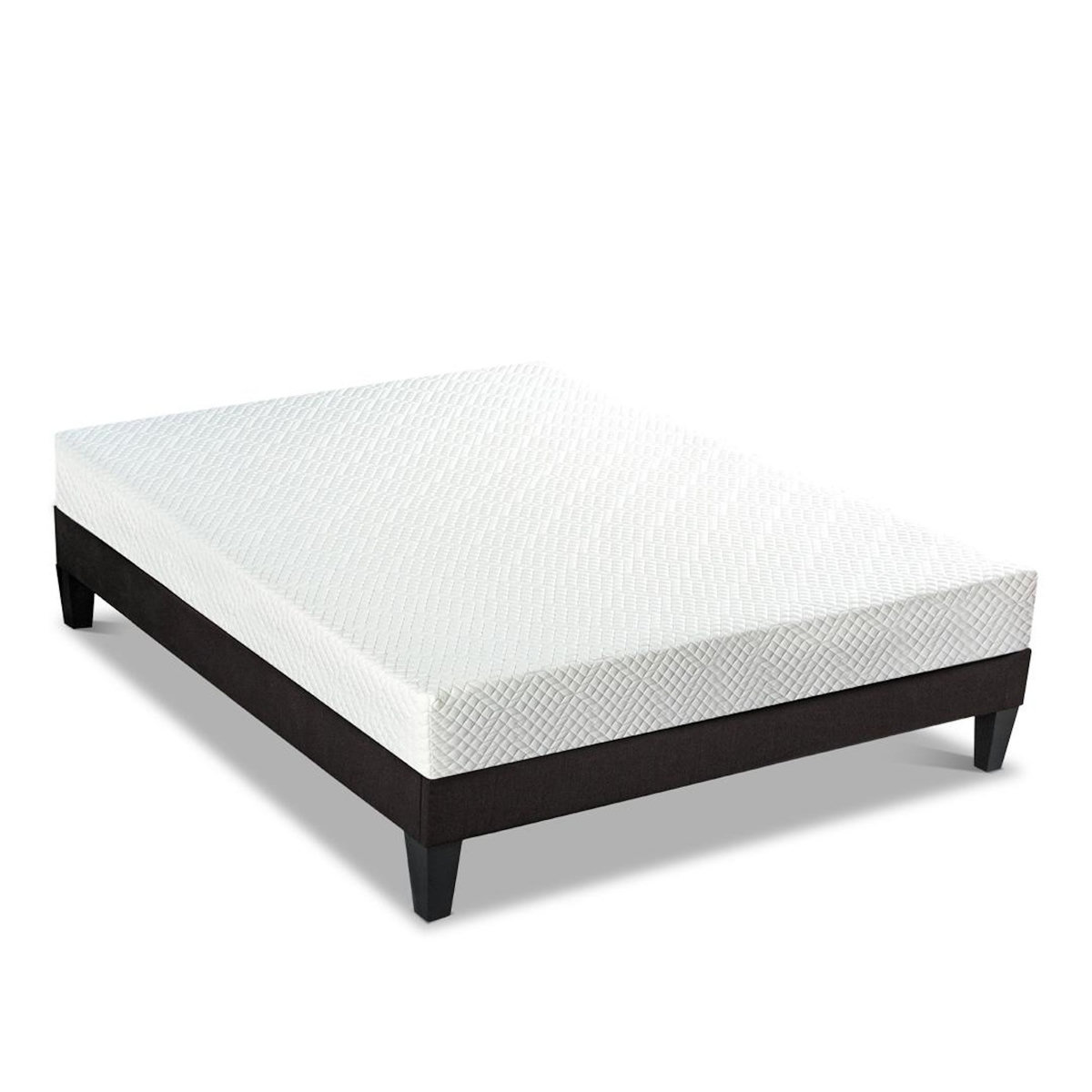BELLECOUR BELLECOUR LITERIE | Ensemble ABSOLU | Matelas Mémoire de forme + Sommier Bois