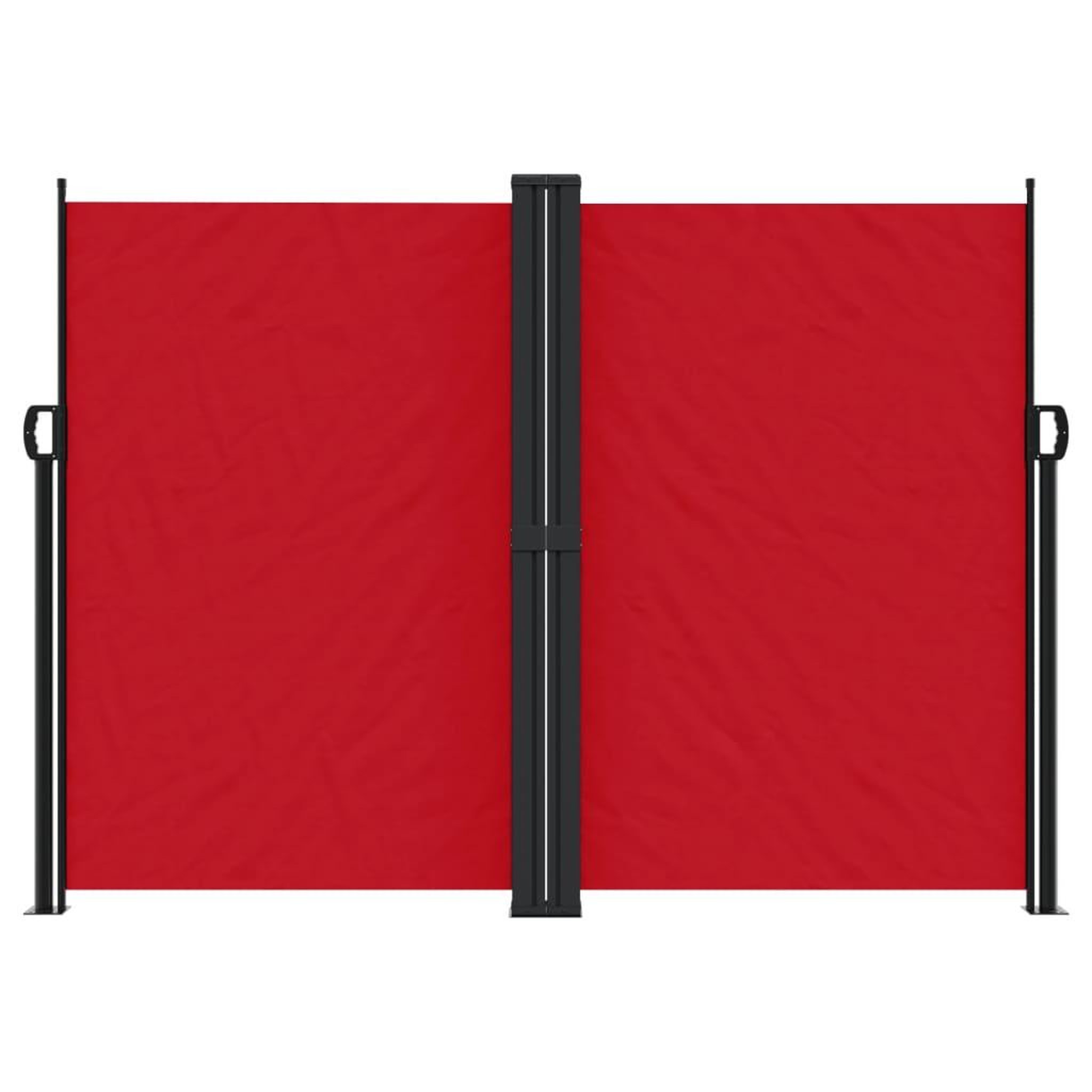 Voir la diapositive 3 : VIDAXL Auvent lateral retractable rouge 180x600 cm
