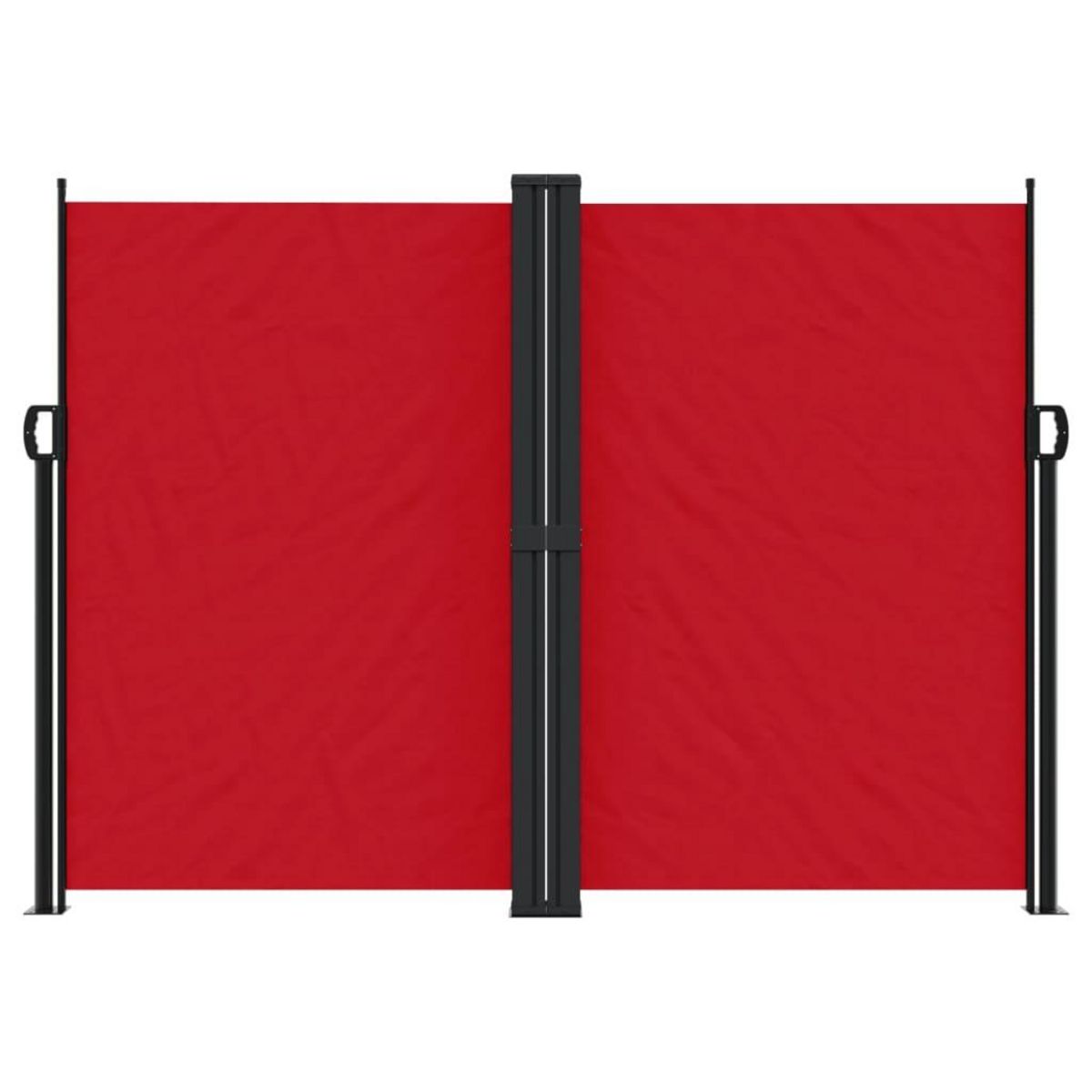 VIDAXL Auvent lateral retractable rouge 180x600 cm