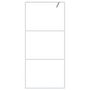 Voir la diapositive 3 : VIDAXL Paroi de douche Blanc 90x195 cm Verre ESG transparent