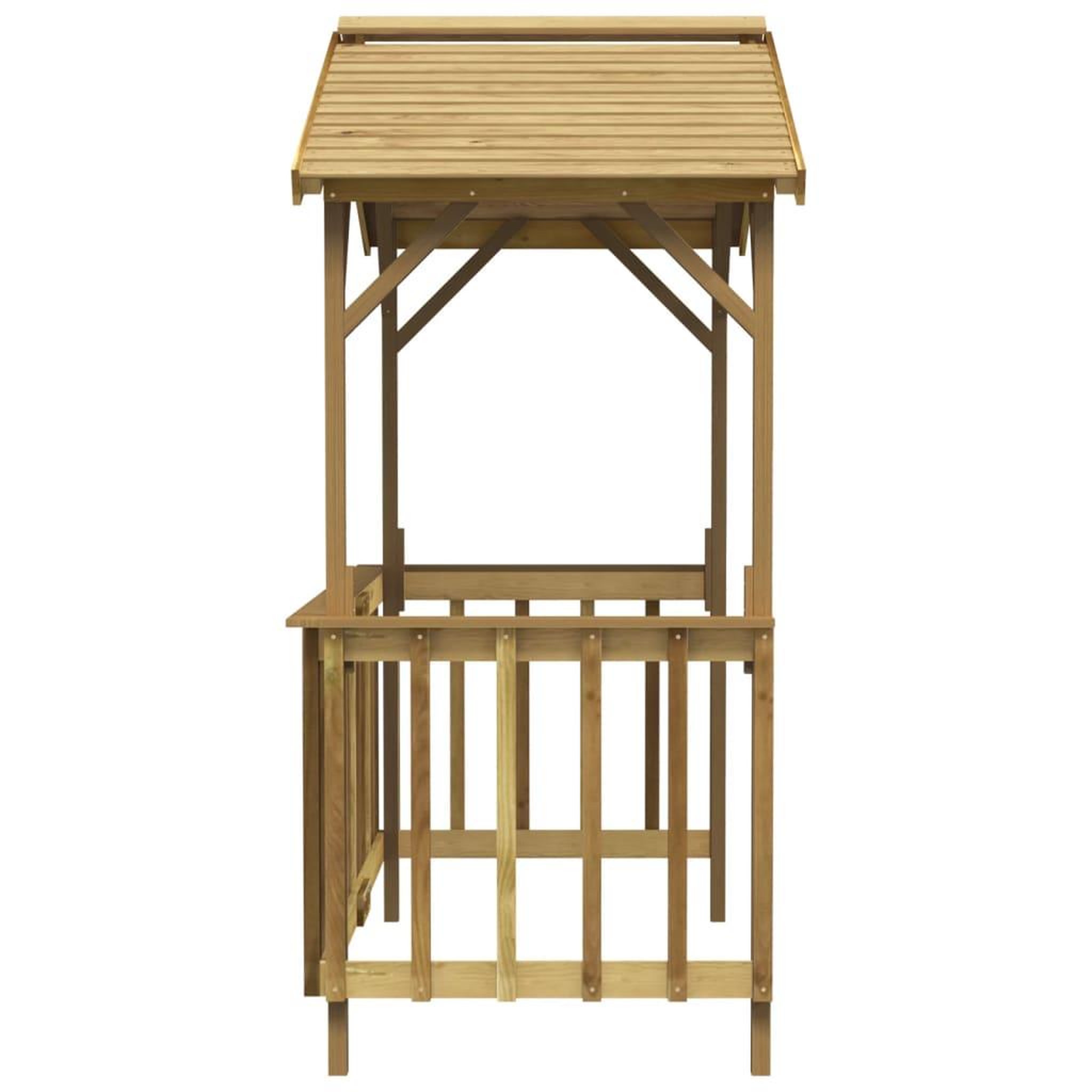 Voir la diapositive 4 : VIDAXL Abri de barbecue 163,5x93x210 cm Bois de pin impregne