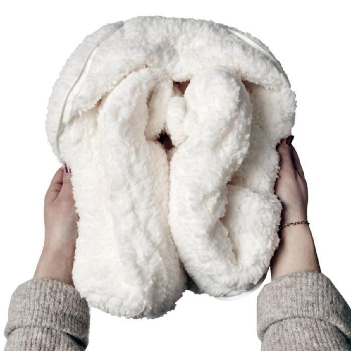 Paris Prix Plaid Coussin  Amour  120x150cm Crème