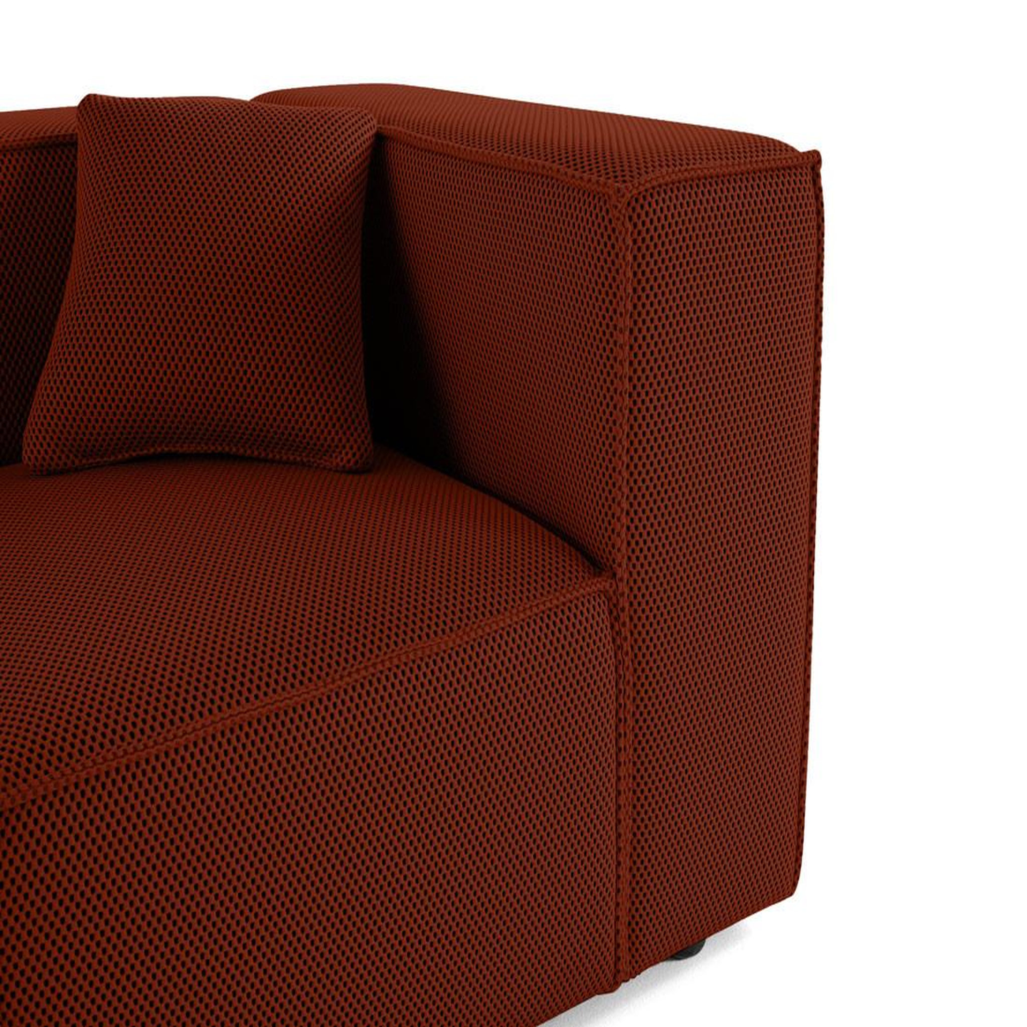 Voir la diapositive 6 : LISA DESIGN Arty - module d'assise droit - en tissu mailles 3d