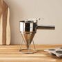 Voir la diapositive 6 : Paris Prix Verseur de Pâte à Piston  Inox  1,2L Argent