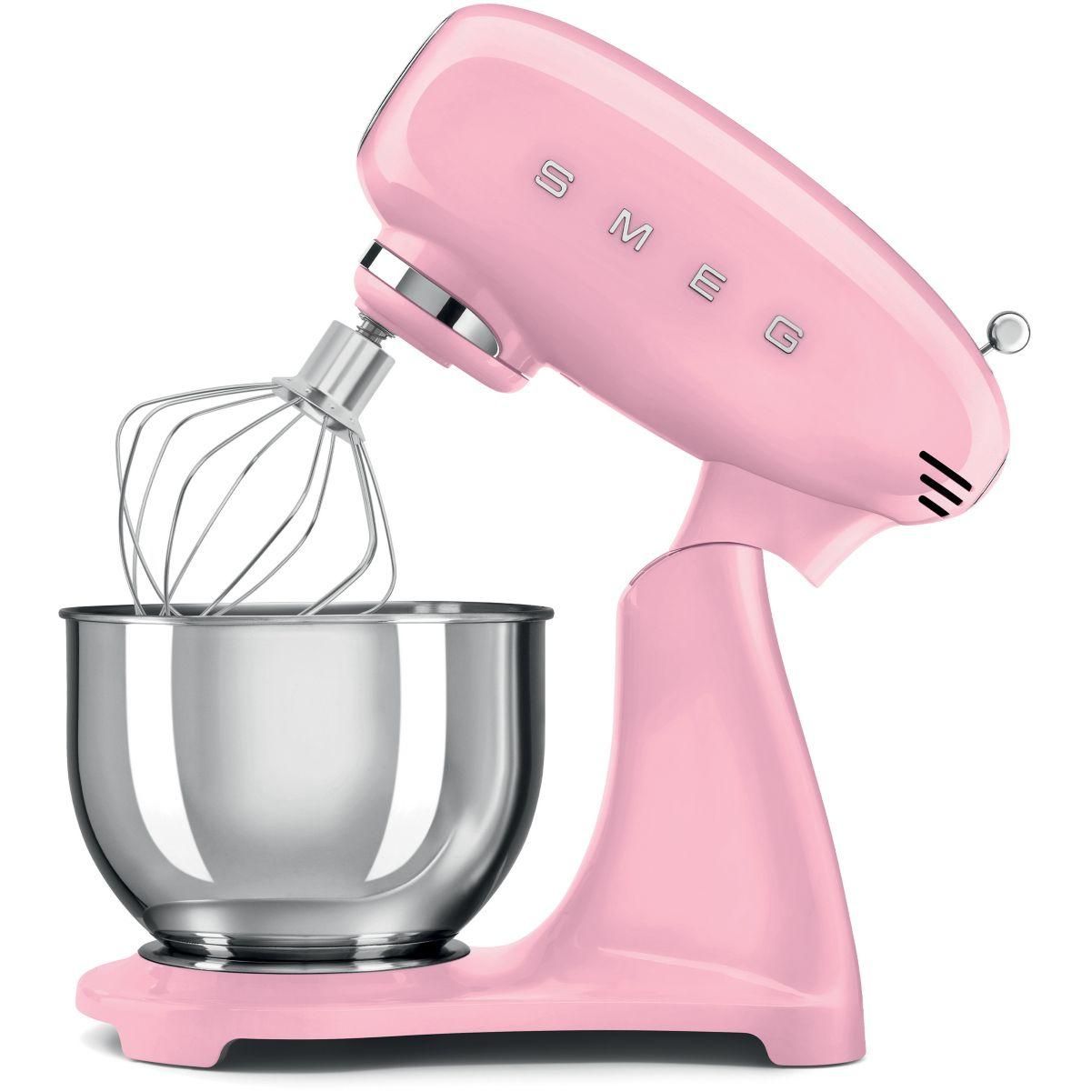 SMEG Robot pâtissier multifonctions 4.8l 1000w cadillac rose - SMF05PKEU