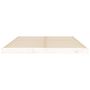 Voir la diapositive 5 : VIDAXL Cadre de lit sans matelas blanc 135x190 cm bois de pin massif