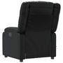 Voir la diapositive 5 : VIDAXL Fauteuil de massage inclinable Noir Similicuir