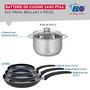 Voir la diapositive 2 : ELO Ensemble de 3 Poêles de cuisson 24, 28 et 32 cm et 1 faitout 24 cm Elo Prima Brillant
