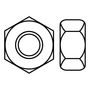 Voir la diapositive 2 :  Écrou hexagonal zingué 6 pans Vissal  Classe 8  Ø 12mm  lot de 50 écrous