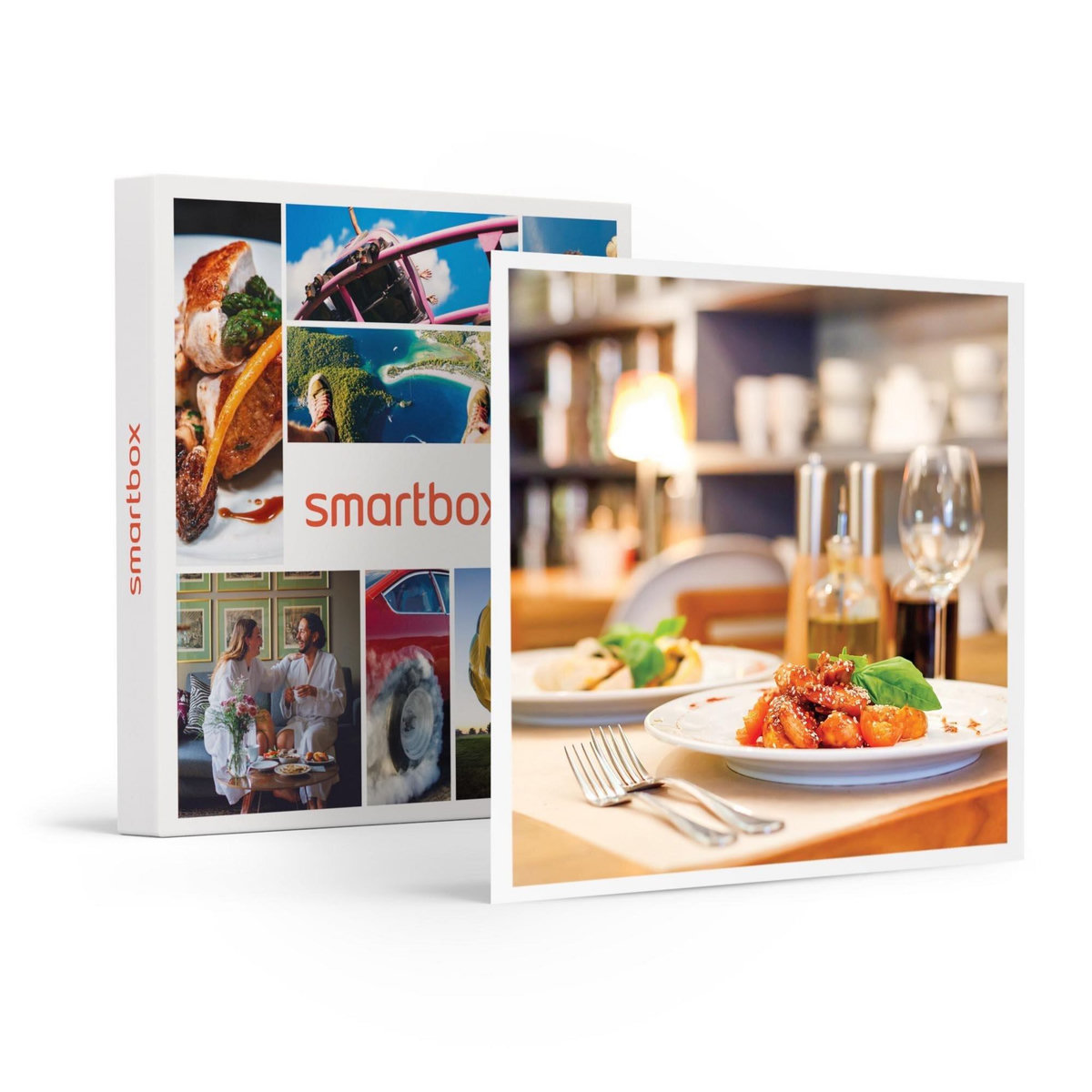 Smartbox Dîner romantique avec boisson partout en France - Coffret Cadeau Gastronomie