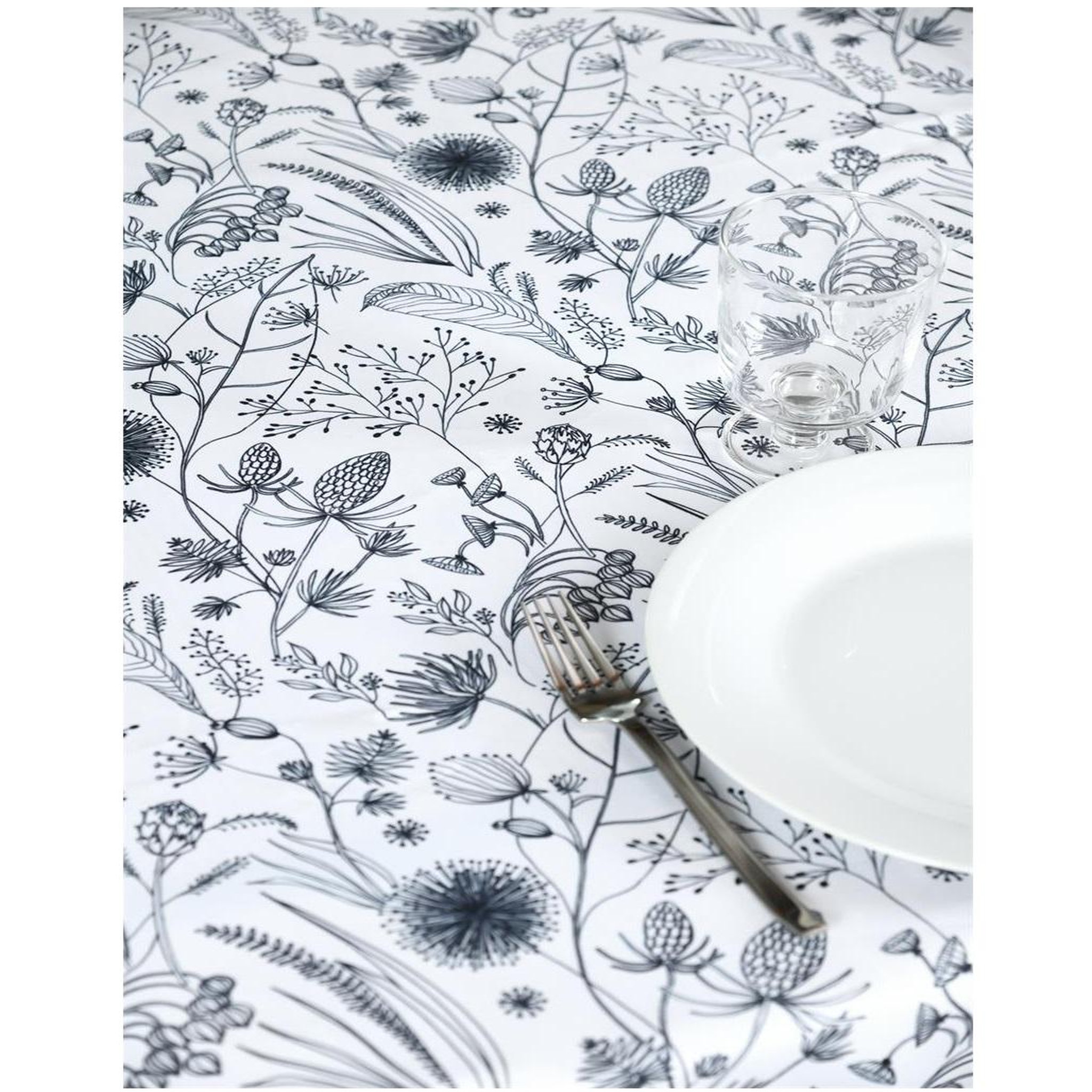 Voir la diapositive 3 : Eden Nappe rectangle pissenlits design et moderne