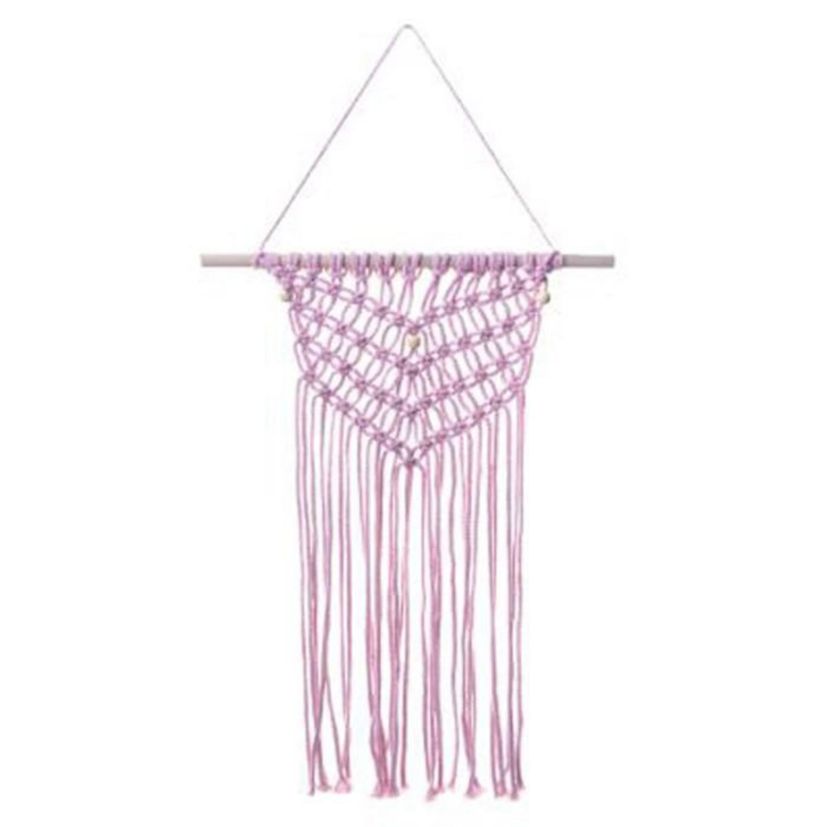 ATMOSPHERA Tissage Mural  Arbo  63cm Rose