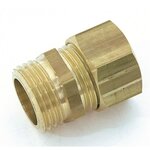 CENTRALE BRICO Manchon rapide laiton M 15 x 21 pour tube en cuivre