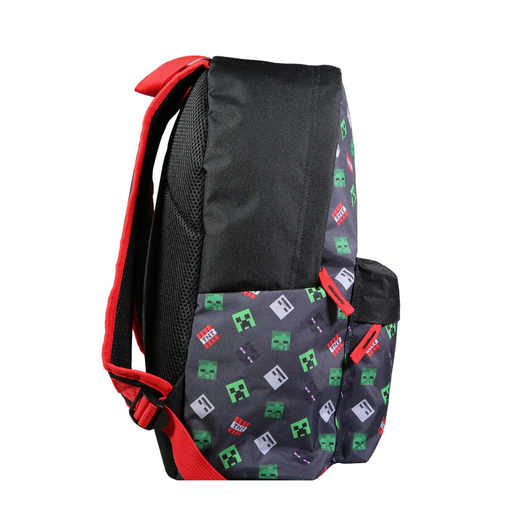 Voir la diapositive 3 : Bagtrotter BAGTROTTER Sac à dos 1 compartiment Minecraft Noir