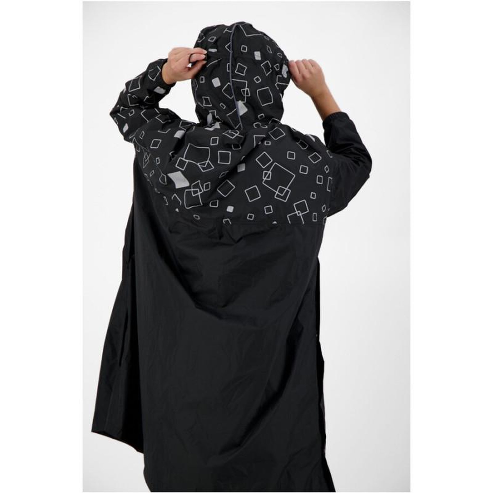 Voir la diapositive 6 : URBAN CIRCUS Veste imperméable et anti pluie Urban Circus Cape de pluie Essentiel Noir