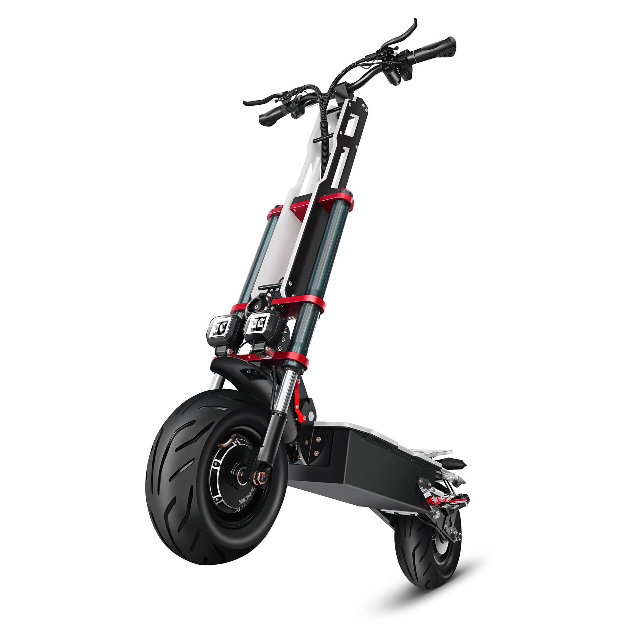 Voir la diapositive 5 : TIFGALOP Trottinette électrique TIFGALOP K8, double moteur, 6000 W, 60 V, 36 Ah, double suspension, charge maximale 250 kg
