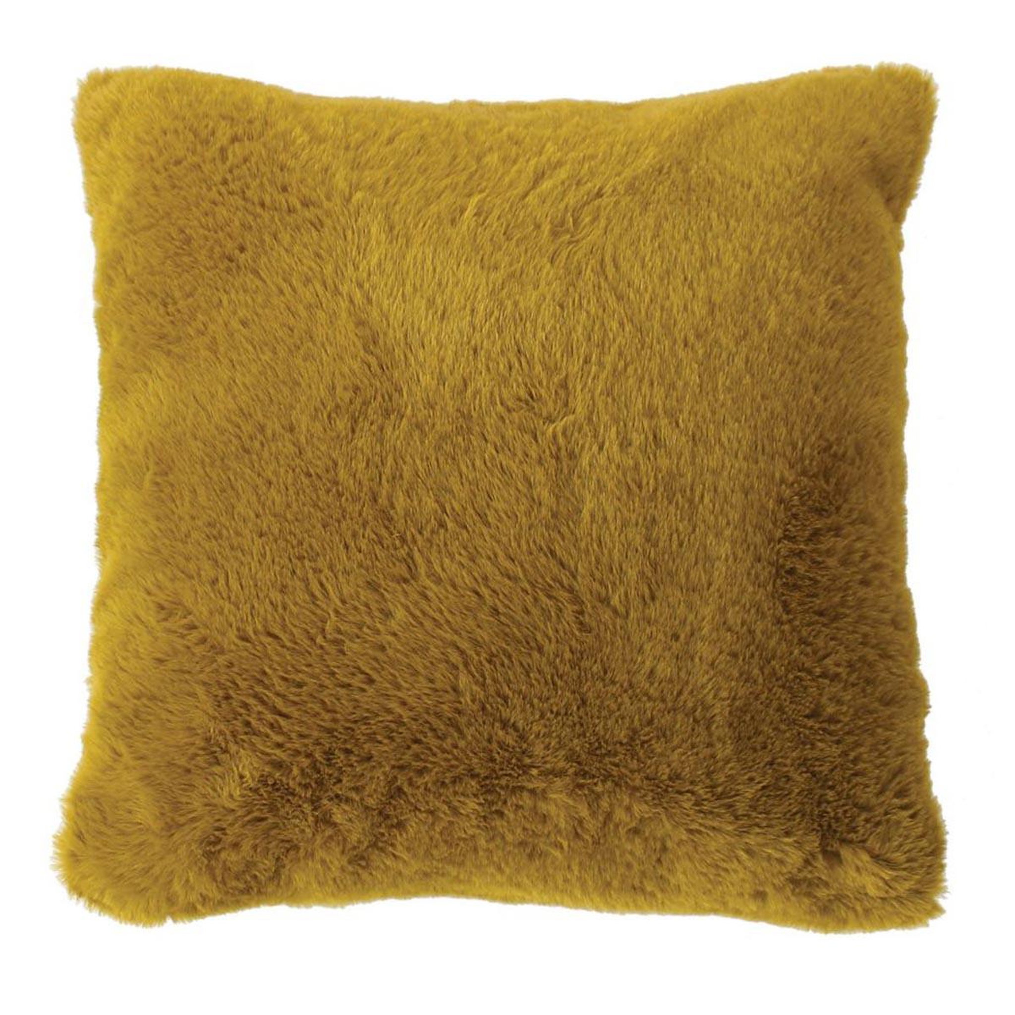 ENJOY HOME Coussin déco imitation fourrure  rabbit pop  40x40cm bronze