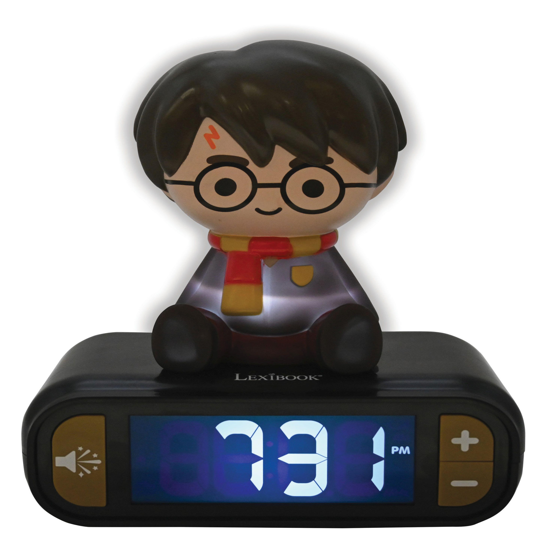 Lexibook Réveil avec veilleuse Harry Potter en 3D