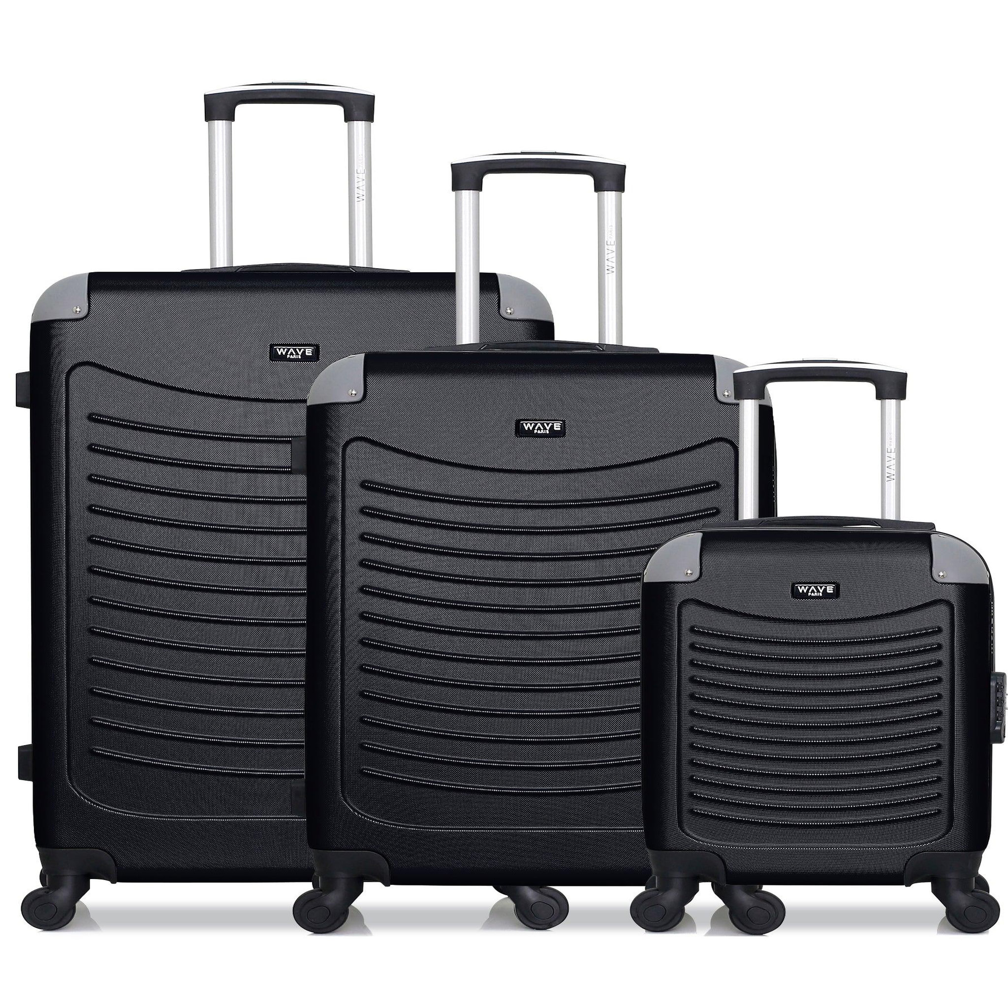 WAVE PARIS Wave paris - lot de 3 - valise grand format, valise weekend et valise cabine xxs congo