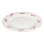 Voir la diapositive 2 : SECRET DE GOURMET Lot de 6 Assiettes Plates  Fleur de Rose  26cm Multicolore