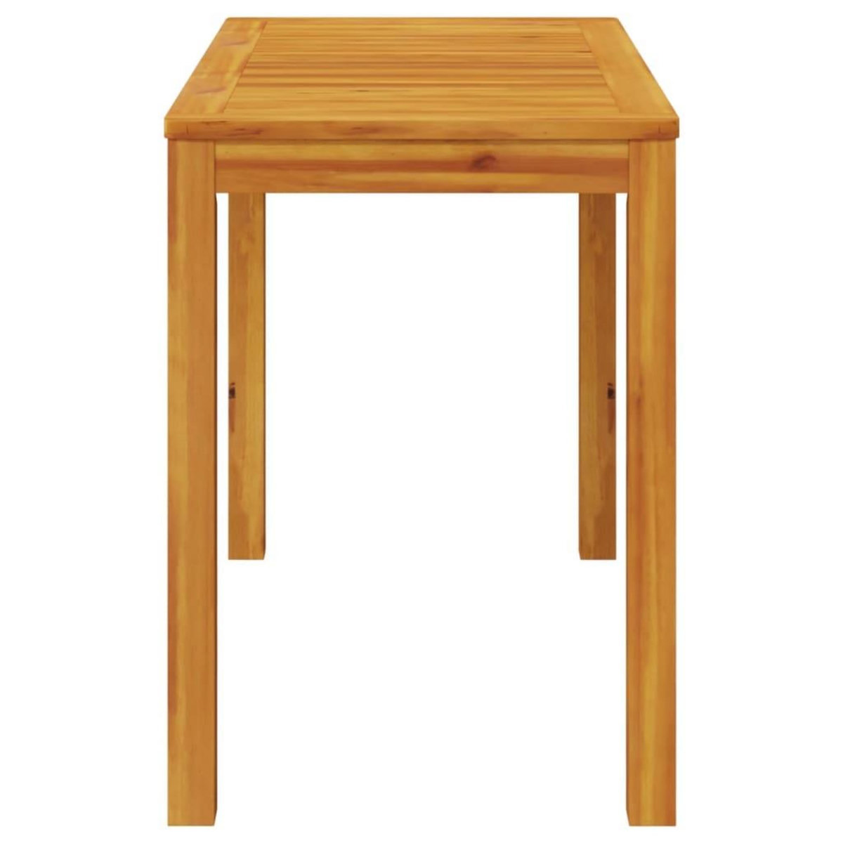 VIDAXL Table a manger de jardin 110x55x75 cm bois massif d'acacia