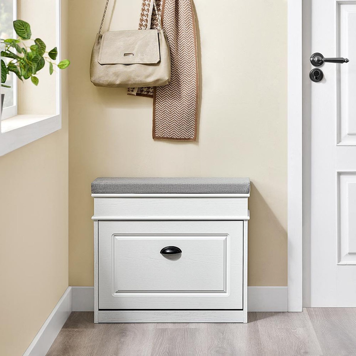 SOBUY SoBuy - Banc de Rangement à Chaussures avec Un Tiroir - Classique - FSR82-K