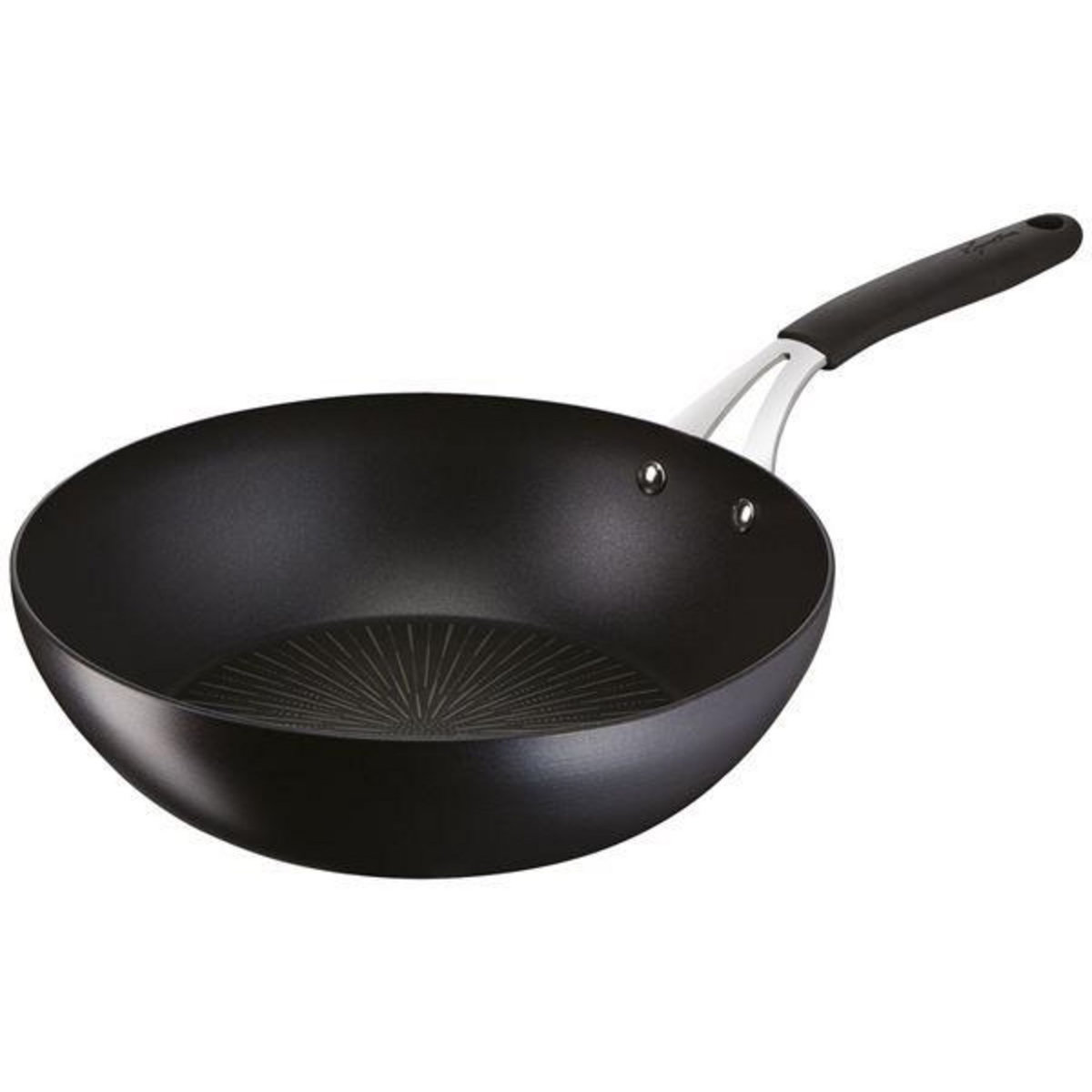 Lagostina Poêle wok aluminium 28cm noir - 012165041828