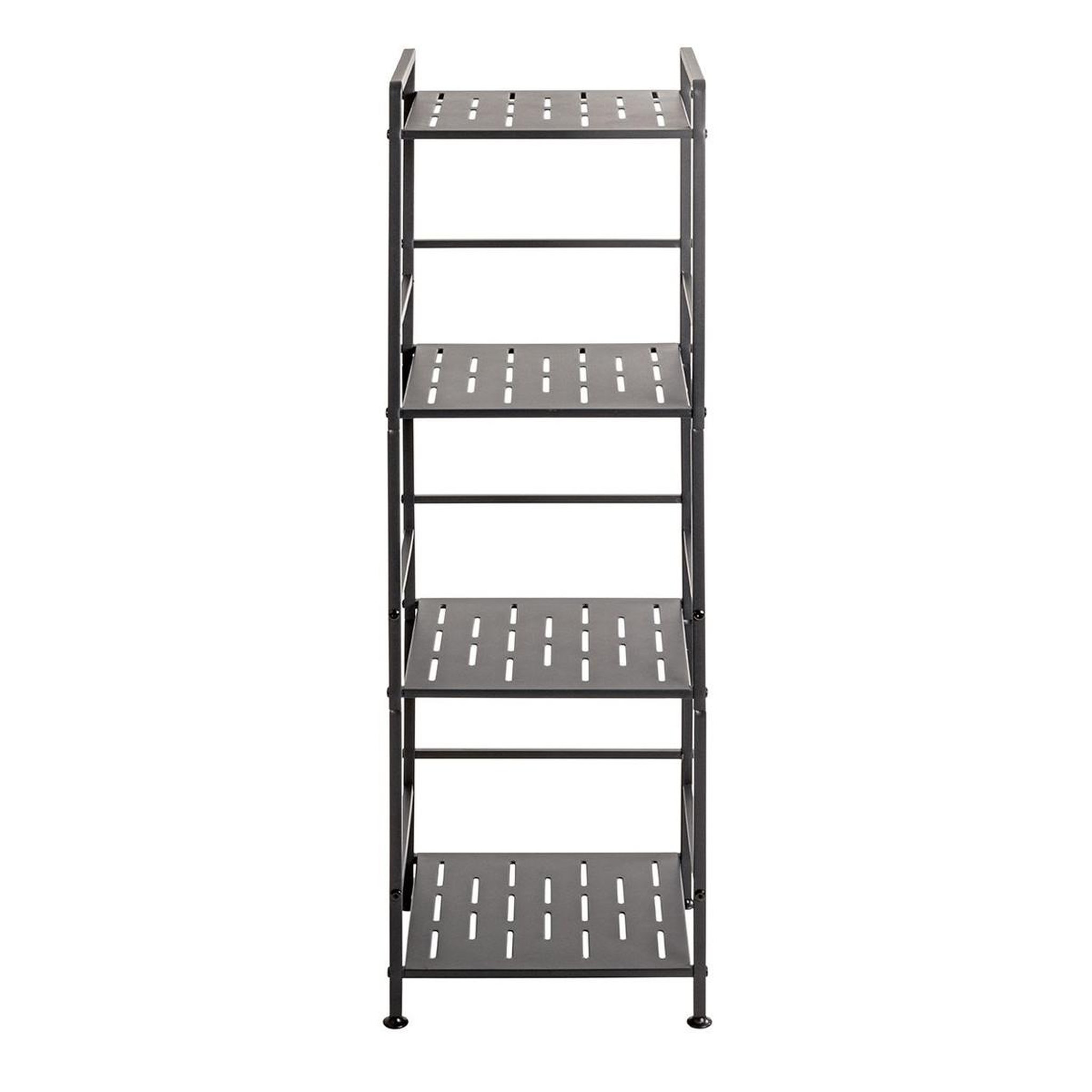 Voir la diapositive 2 : Paris Prix Étagère design 4 niveaux  ombre  106cm anthracite