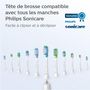Voir la diapositive 5 : Philips Brossette dentaire Sonicare HX9054/17